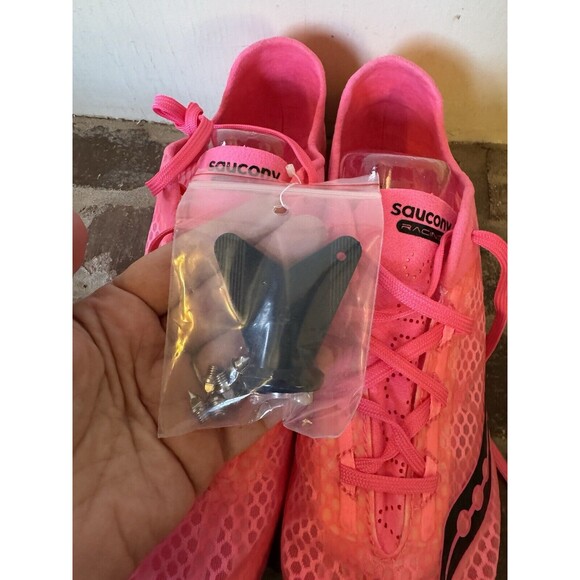 Saucony Racing Endorphin Lightweight Track Shoes  Women’s 10.5 Pink (NO BOX LID) - Picture 6 of 16